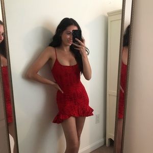 NWT Fashion Nova Red Mini Dress
